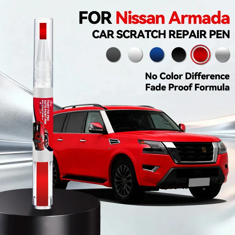 Ручка-карандаш для ремонта автомобильной краски Nissan Armada, аксессуары для устранения царапин, цвета: Blue RAY, White QAK, Sliver K23, Black KH3
Ручка-карандаш для ремонта автомобильной краски Nissan Armada, аксессуары для устранения царапин, цвета: Blue RAY, White QAK, Sliver K23, Black KH3