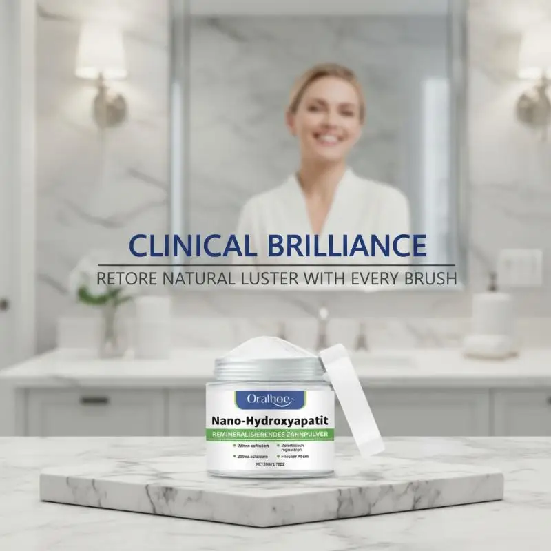 Teeth Whitening Hydroxyapatite Powder Stubborn Stain Eliminator Safe for Enamel Protect Gums for Confident Daily Cleaning
Teeth Whitening Hydroxyapatite Powder Stubborn Stain Eliminator Safe for Enamel Protect Gums for Confident Daily Cleaning