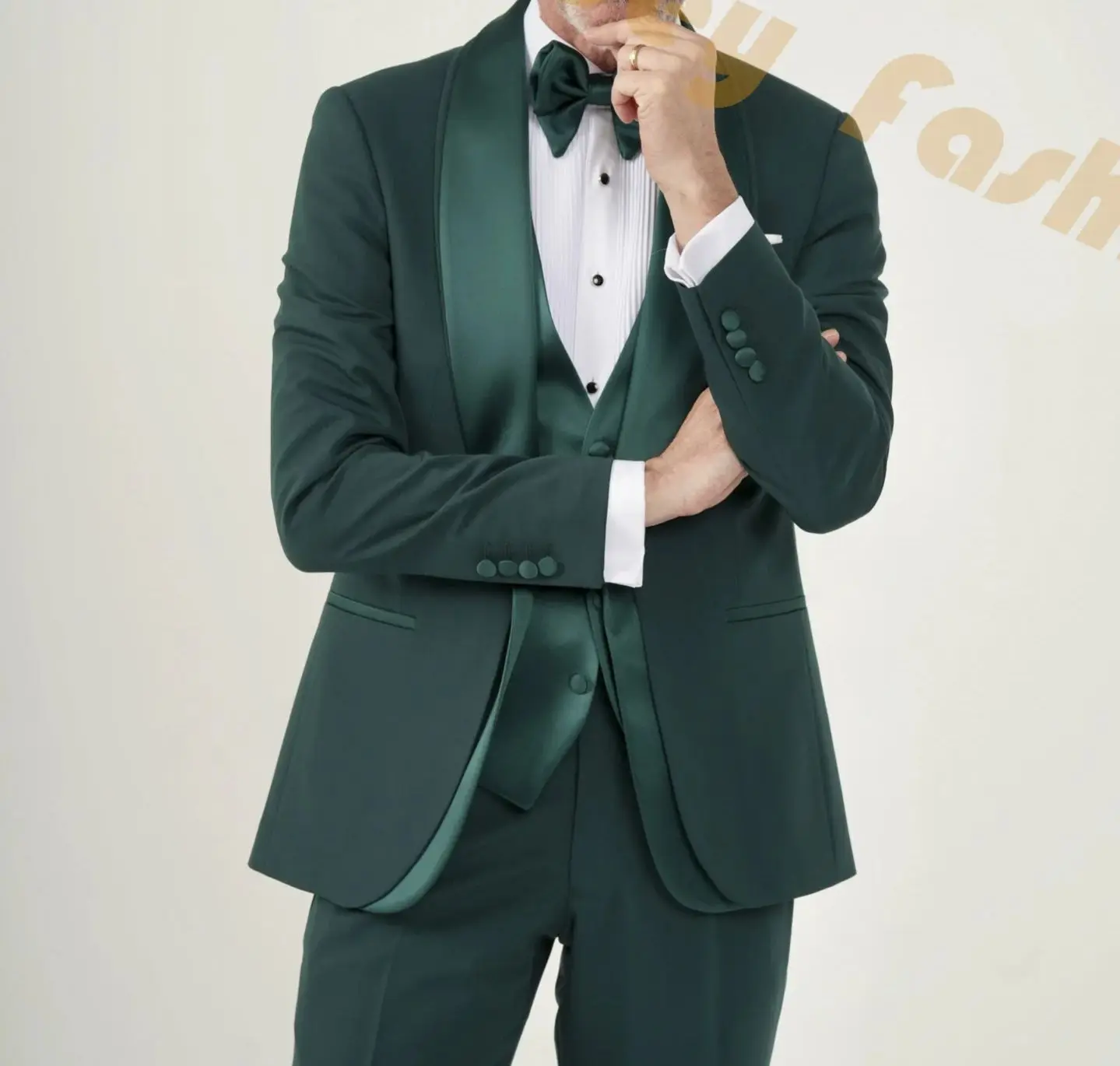 Satin Shawl Collar Vest Green Full Men Suit Set Wedding Groom Custom Made Male Jacket Pants Slim Fit Prom Blazer Trousers Outfit
Satin Shawl Collar Vest Green Full Men Suit Set Wedding Groom Custom Made Male Jacket Pants Slim Fit Prom Blazer Trousers Outfit