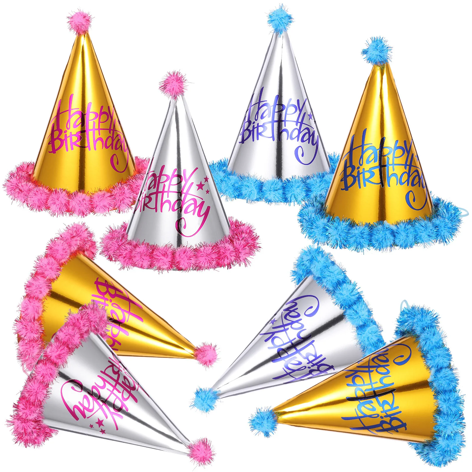 8Pcs Lovely Birthday Hats Colorful Party Accessories for Childrens Birthday Photos Party Hats for Festival Headwear
8Pcs Lovely Birthday Hats Colorful Party Accessories for Childrens Birthday Photos Party Hats for Festival Headwear