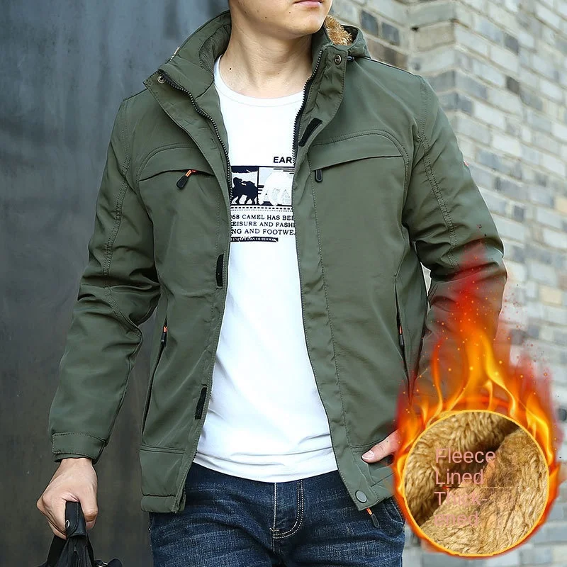 Men's cashmere padded jacket autumn and winter outdoor leisure jacket middle-aged plus size long cotton-padded jacket coat.
Men's cashmere padded jacket autumn and winter outdoor leisure jacket middle-aged plus size long cotton-padded jacket coat.