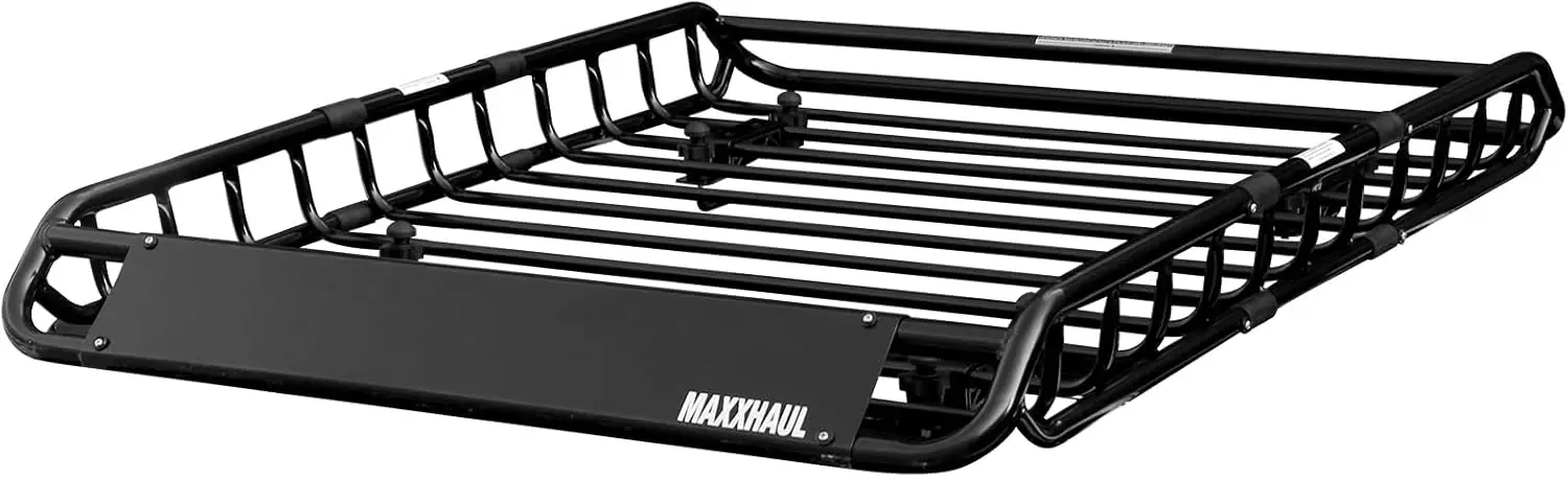 Universal Roof Rack Cargo Carrier 46x36x4.5 Inch Steel Basket for SUV Pickup Trucks 150lb Capacity Black
Universal Roof Rack Cargo Carrier 46x36x4.5 Inch Steel Basket for SUV Pickup Trucks 150lb Capacity Black