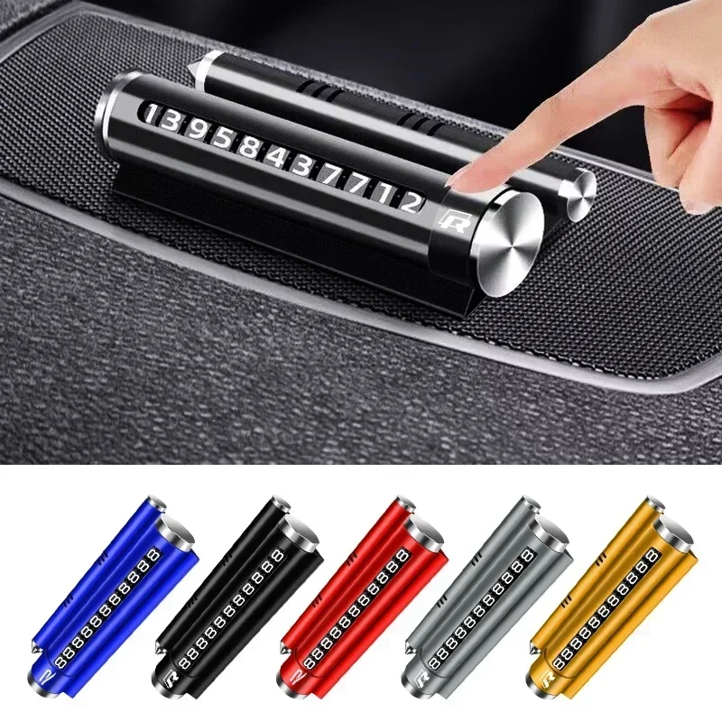 Metal Car Temporary Parking Card Rotate Phone Number Plate Aluminum Stickers For Volkswagen Tiguan Bora POLO PASSAT CC Touran
Metal Car Temporary Parking Card Rotate Phone Number Plate Aluminum Stickers For Volkswagen Tiguan Bora POLO PASSAT CC Touran