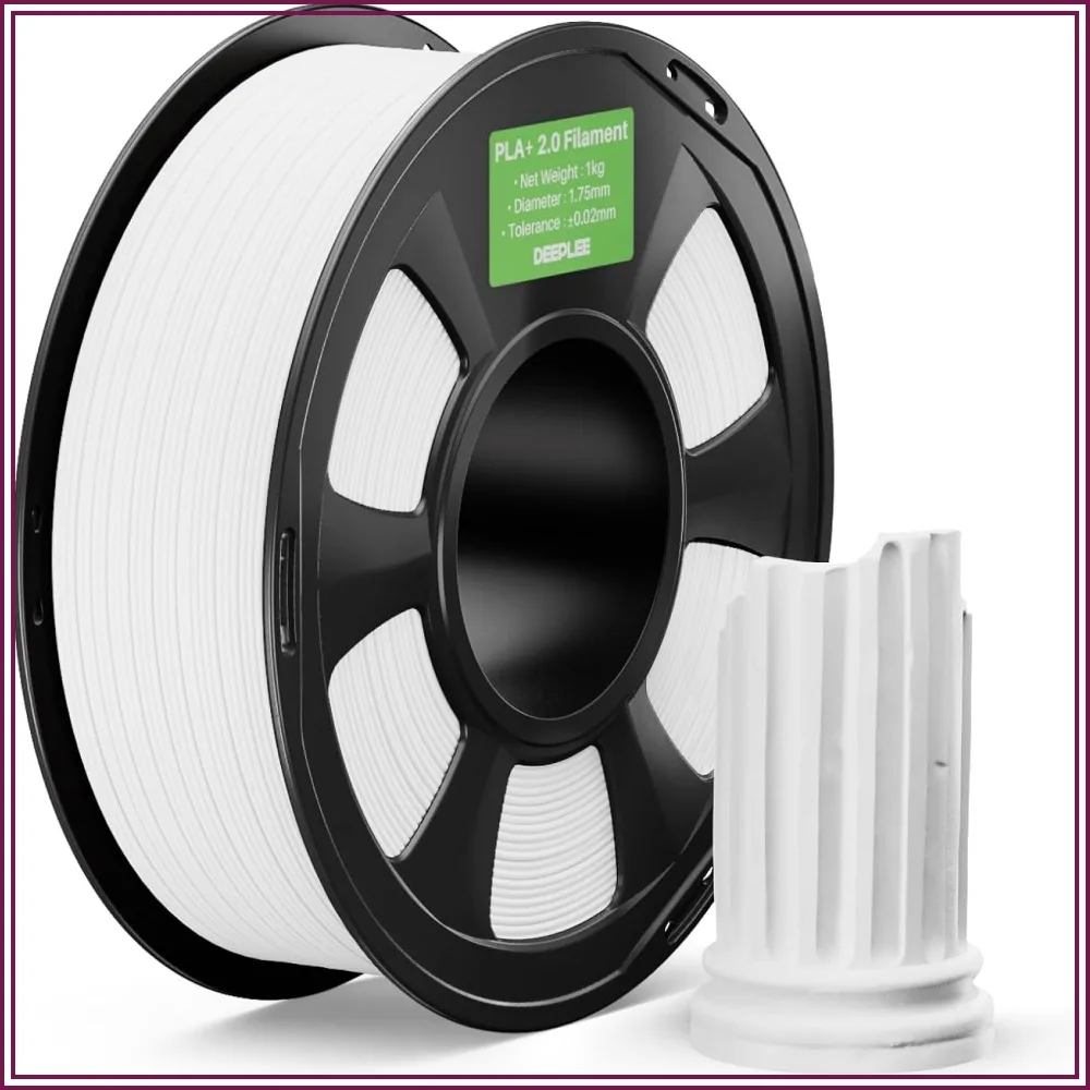 PLA+ 2.0 Filament 1.75mm, Stronger Toughness 3D Printer Filament, White 1KG, Upgrade PLA Plus, High Speed for Most FDM Printers
PLA+ 2.0 Filament 1.75mm, Stronger Toughness 3D Printer Filament, White 1KG, Upgrade PLA Plus, High Speed for Most FDM Printers
