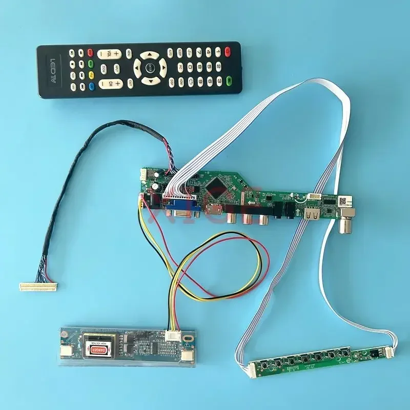 For B154EW03 B154EW07 N154I4 QD15TL08 LCD Controller Card 30 Pin LVDS Kit DIY 1280*800 Screen 2CCFL VGA+HDMI+AV+USB+IR TV Analog
For B154EW03 B154EW07 N154I4 QD15TL08 LCD Controller Card 30 Pin LVDS Kit DIY 1280*800 Screen 2CCFL VGA+HDMI+AV+USB+IR TV Analog