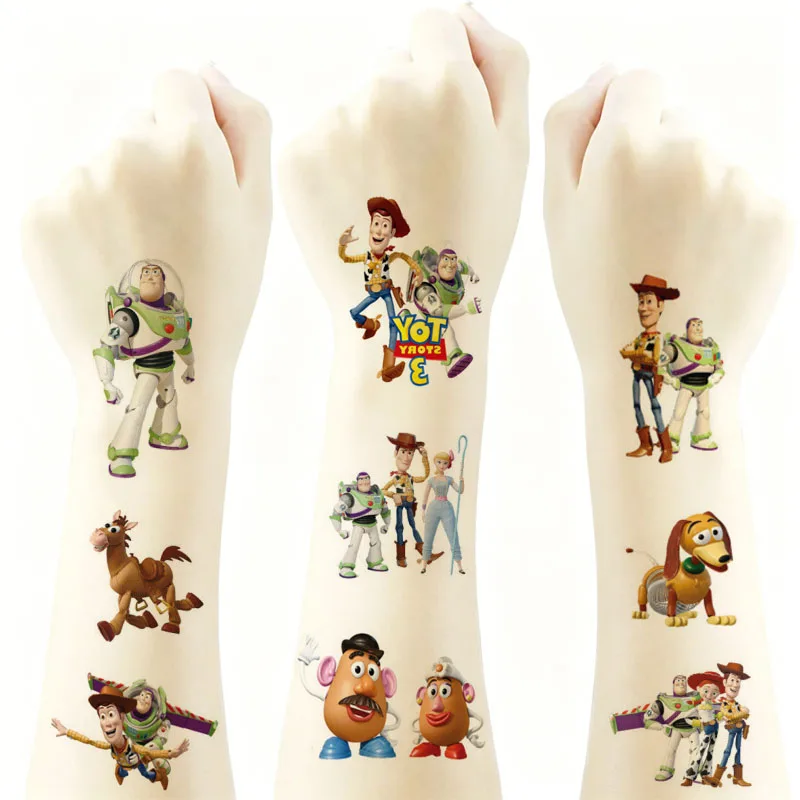 Disney Toy Story Temporary Tattoo Stickers Waterproof Buzz Lightyear Woody Cartoon Tattoo Toys Anime Figure Partys Gifts
Disney Toy Story Temporary Tattoo Stickers Waterproof Buzz Lightyear Woody Cartoon Tattoo Toys Anime Figure Partys Gifts