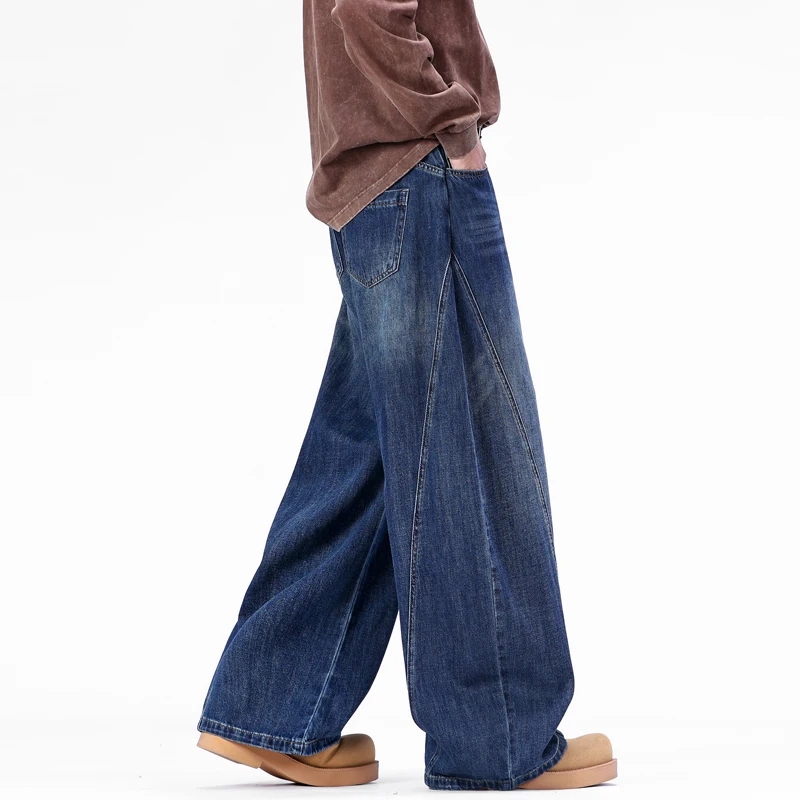 Широкие джинсы, мужские джинсовые темно-синие мешковатые брюки в пол, уличные танцы, хип-хоп, унисекс, городская мода, городская уличная одежда
Широкие джинсы, мужские джинсовые темно-синие мешковатые брюки в пол, уличные танцы, хип-хоп, унисекс, городская мода, городская уличная одежда