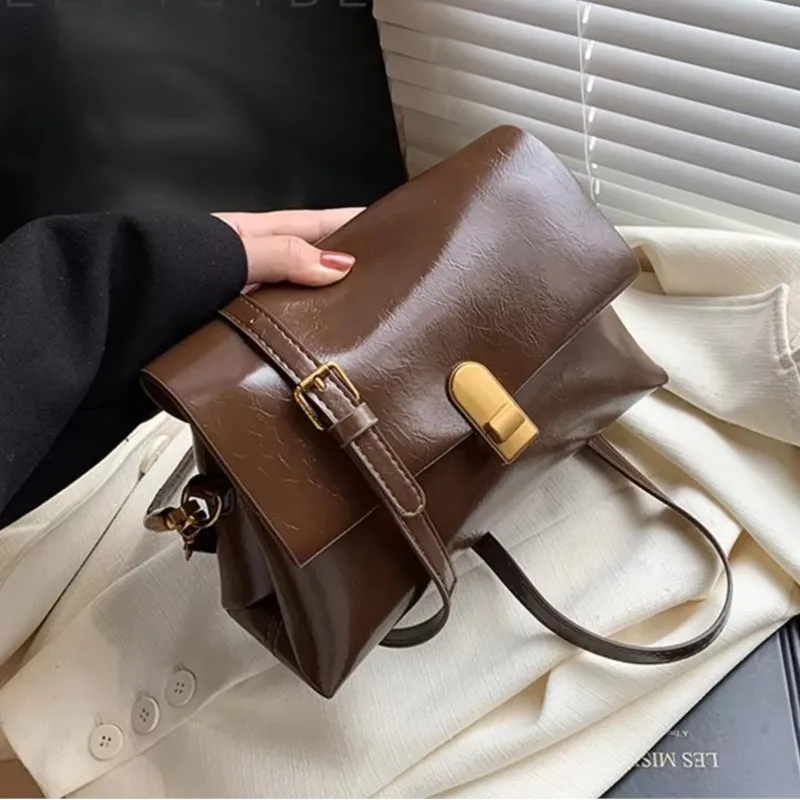 Retro PU Leather Crossbody Bags For Women 2024 New Winter Fashion Korean Version Shoulders Bag High-quality Small Handbags Lady
Retro PU Leather Crossbody Bags For Women 2024 New Winter Fashion Korean Version Shoulders Bag High-quality Small Handbags Lady
