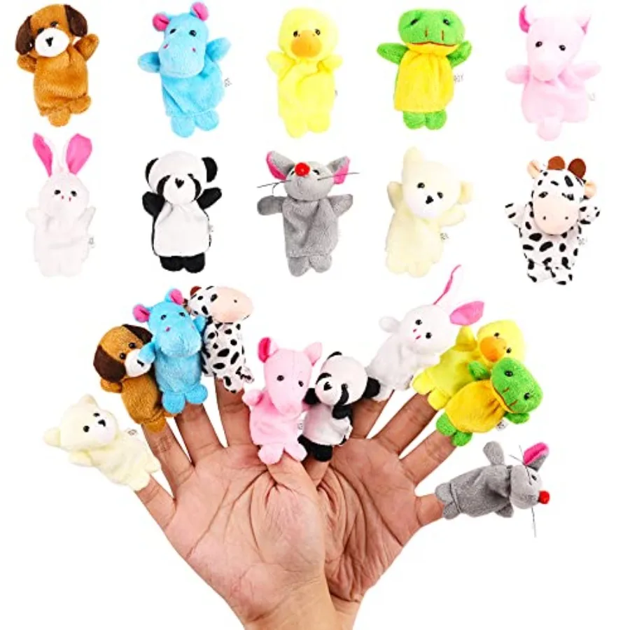 10Pcs Finger Puppets Set - Soft Plush Animals Finger Puppet Toys for,Mini Plush Figures Toy Assortment for Boys and Girls, Part
10Pcs Finger Puppets Set - Soft Plush Animals Finger Puppet Toys for,Mini Plush Figures Toy Assortment for Boys and Girls, Part