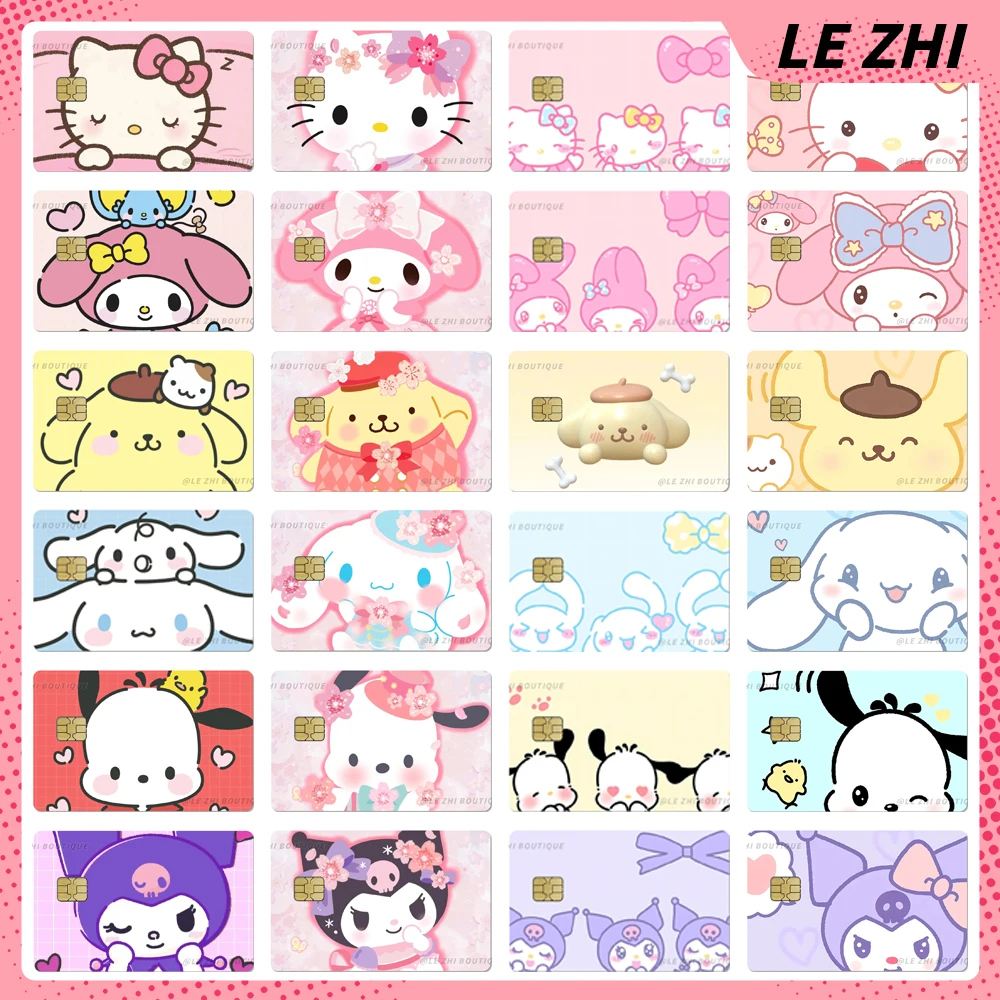 Kawaii Sanrio Hello Kitty My Melody Girlish Heart Credit Card Protective Sticker Cinnamorol Pom Pom Purin Pvc Waterproof Sticker
Kawaii Sanrio Hello Kitty My Melody Girlish Heart Credit Card Protective Sticker Cinnamorol Pom Pom Purin Pvc Waterproof Sticker