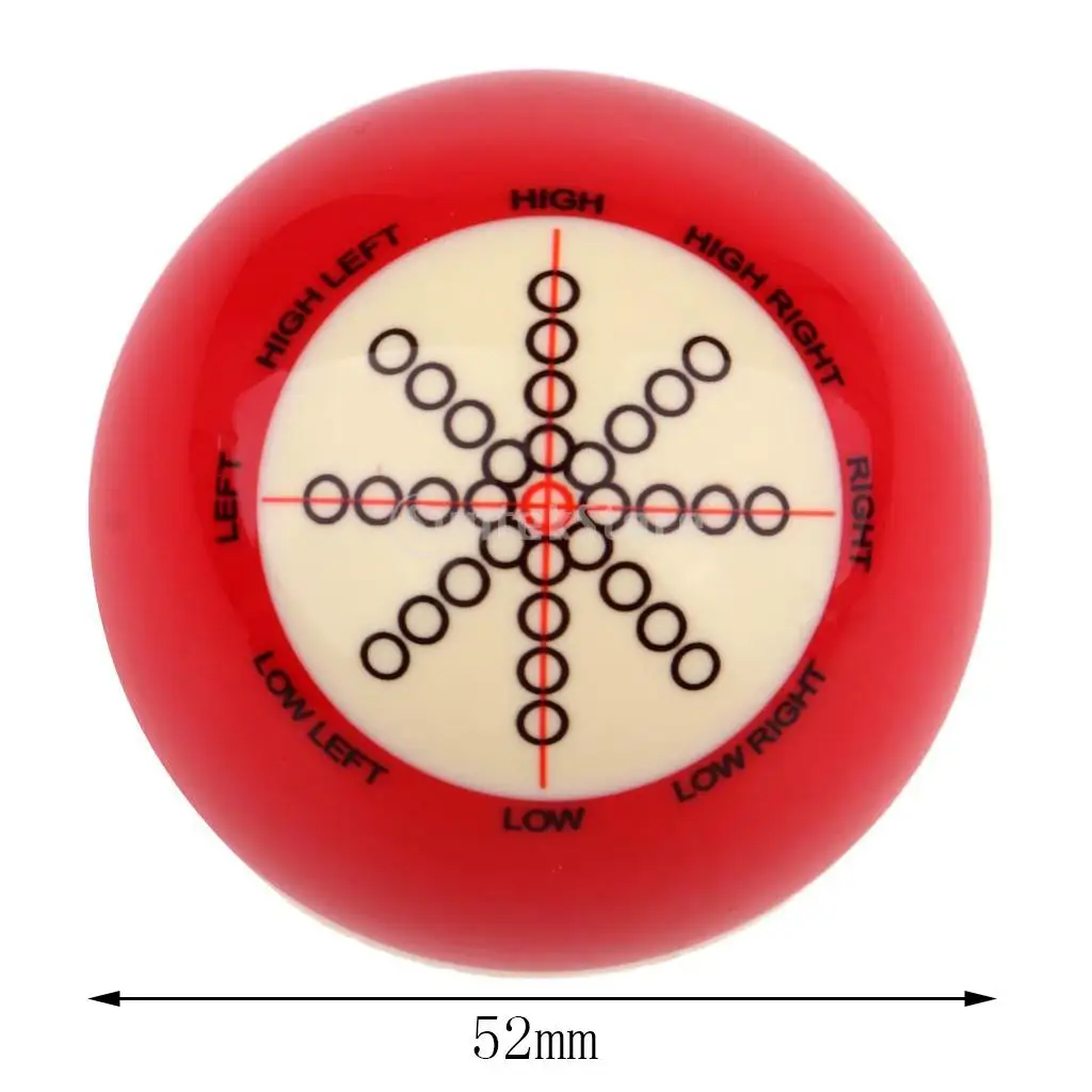 Replacement 8-ball 52mm Snooker Practice Cue Ball Resin Material for Billiard Training Club Learners
Replacement 8-ball 52mm Snooker Practice Cue Ball Resin Material for Billiard Training Club Learners