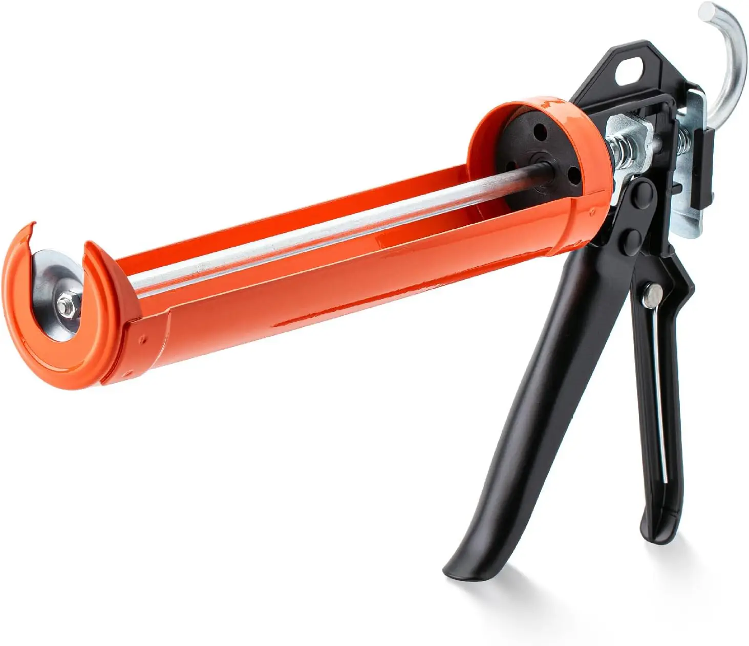 12:1 Thrust Ratio Caulking Gun, No Drip, Black & Orange, Hand Tool for Silicone & Adhesives
12:1 Thrust Ratio Caulking Gun, No Drip, Black & Orange, Hand Tool for Silicone & Adhesives