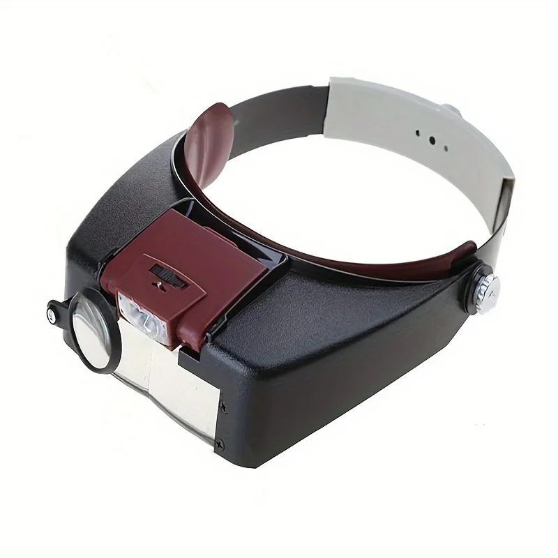 1pc Head mounted multifunctional magnifying glass with adjustable LED lights for reading books, newspapers, handicrafts, and eld
1pc Head mounted multifunctional magnifying glass with adjustable LED lights for reading books, newspapers, handicrafts, and eld