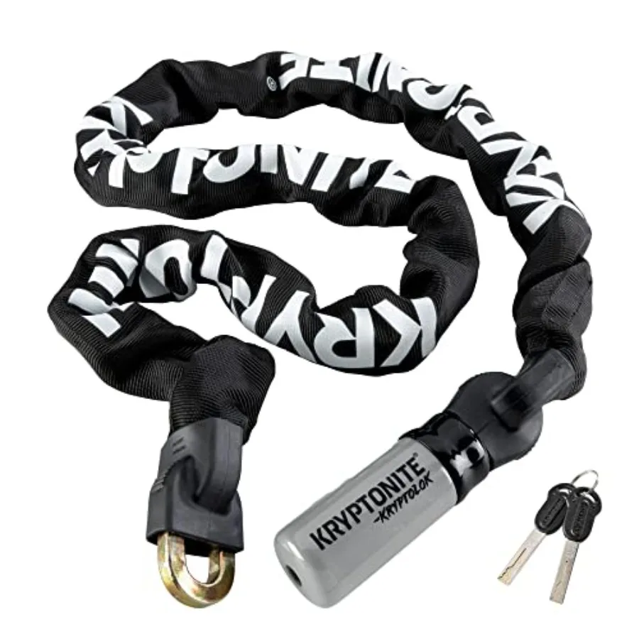 Kryptolok 915 Bike Chain Lock, 5 Feet Long Heavy Duty Anti-Theft Sold Secure Gold Bicycle Chain Lock with Keys for Bike, Motorc
Kryptolok 915 Bike Chain Lock, 5 Feet Long Heavy Duty Anti-Theft Sold Secure Gold Bicycle Chain Lock with Keys for Bike, Motorc