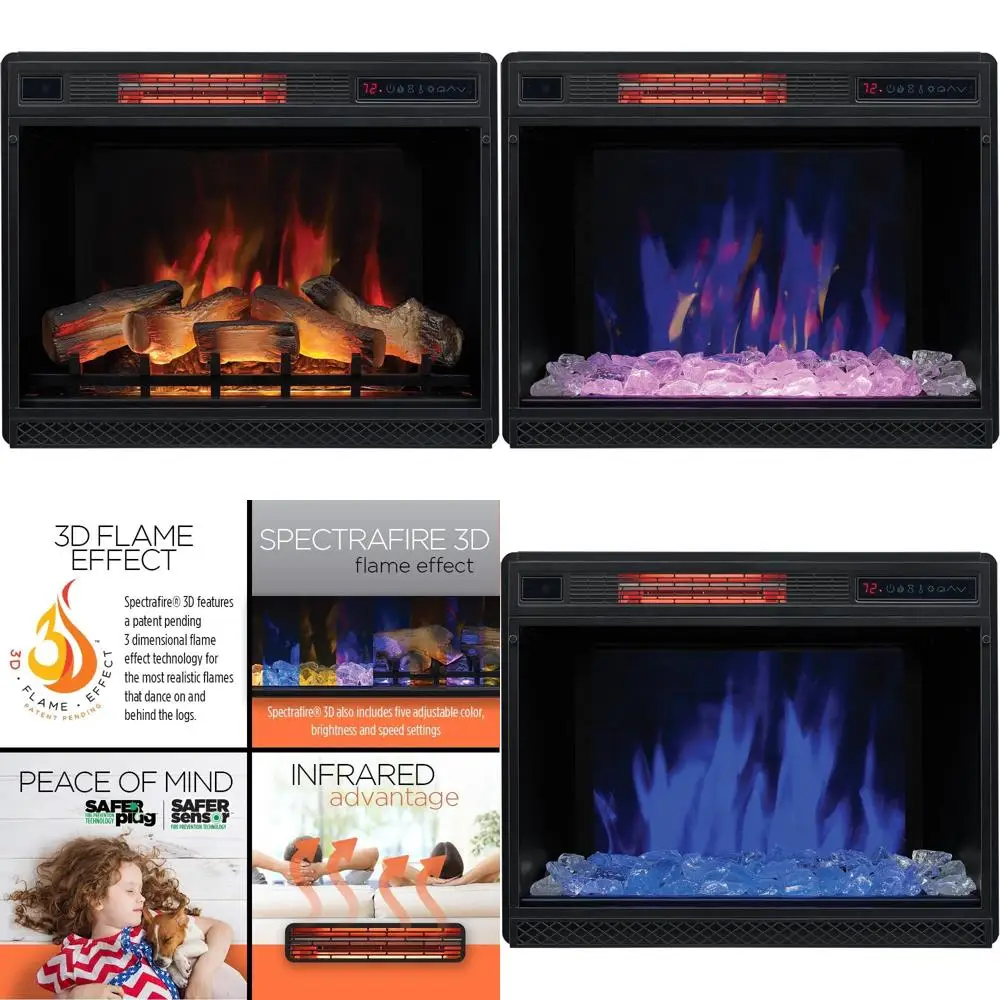 28-дюймовый 3D электрический инфракрасный кварцевый камин с датчиком безопасности
28-дюймовый 3D электрический инфракрасный кварцевый камин с датчиком безопасности