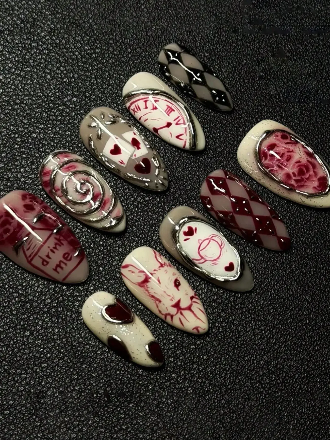1 Set Almond-Shaped 3D Dreamlike Rose Heart Animal Ripple INS Style Detachable Nail Stickers, Suitable For Women's Daily, Work, And Dates, 1 Nail File + 1 Gel Polish
1 Set Almond-Shaped 3D Dreamlike Rose Heart Animal Ripple INS Style Detachable Nail Stickers, Suitable For Women's Daily, Work, And Dates, 1 Nail File + 1 Gel Polish