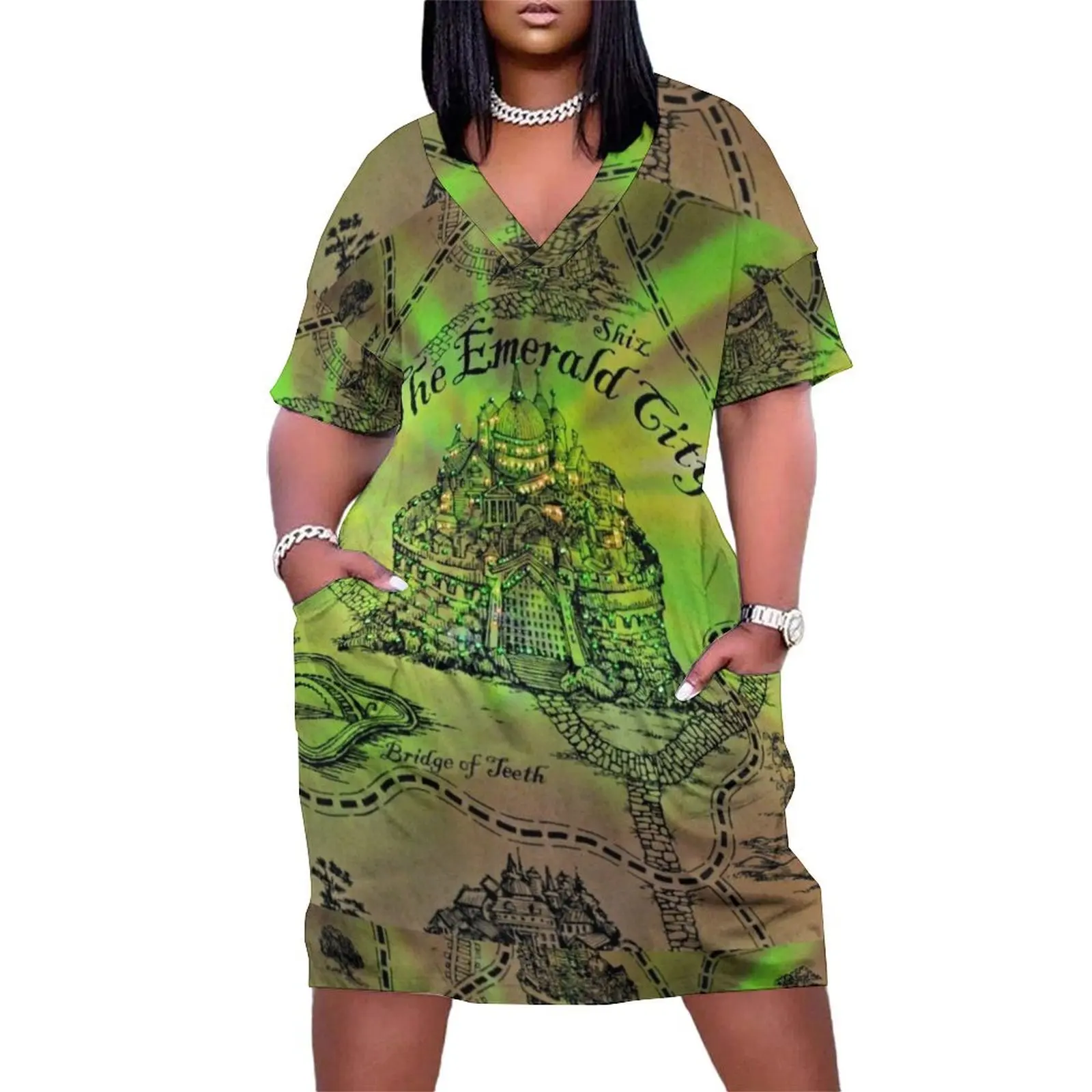 The Emerald City Loose Pocket Dress elegant chic women dresses promotion summer dress korean women clothes
The Emerald City Loose Pocket Dress elegant chic women dresses promotion summer dress korean women clothes
