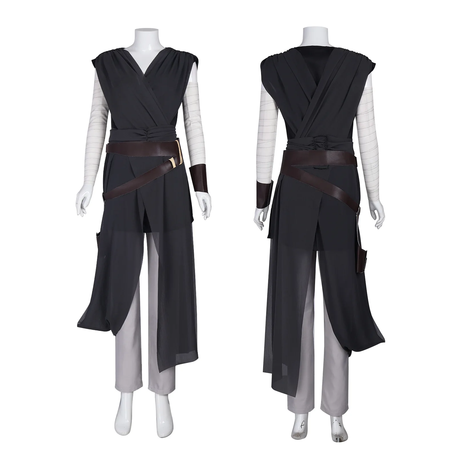 Movie Rey Cosplay Costume Black Top Pants Set Uniform for Adult Halloween Carnival Party Stage Show Suit
Movie Rey Cosplay Costume Black Top Pants Set Uniform for Adult Halloween Carnival Party Stage Show Suit