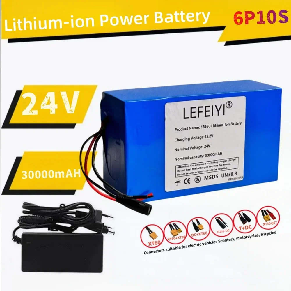 21V 25.2V 30ah 16850 6S10P Li-ion Battery Pack, Built-in BMS Protected Rechargeable Battery, Original High Power Battery 4200W
21V 25.2V 30ah 16850 6S10P Li-ion Battery Pack, Built-in BMS Protected Rechargeable Battery, Original High Power Battery 4200W