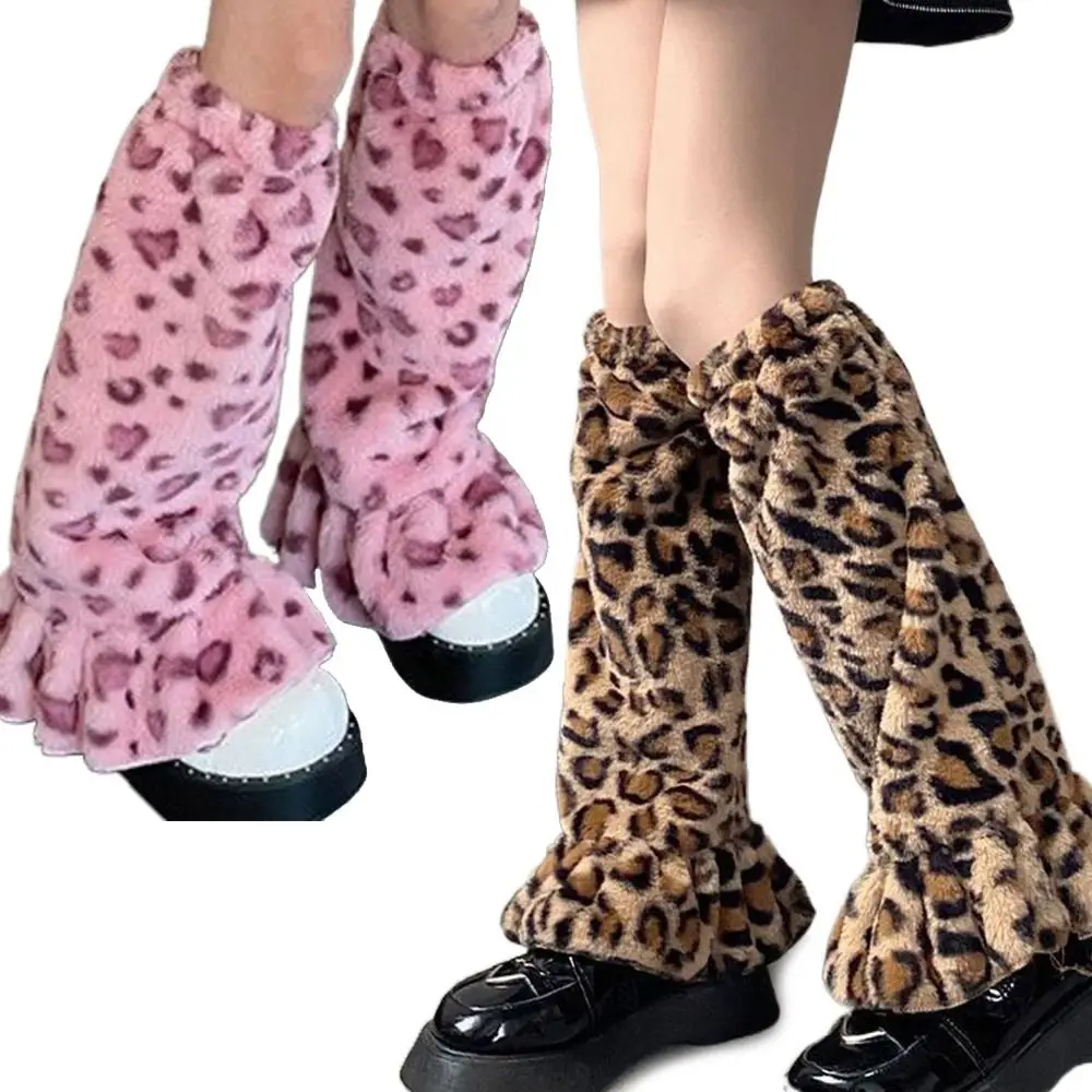 Kawaii Soft Plush Leg Warmers Leopard Print Baggy Fit Stockings Ruffled Design Foot Cover Ankle Warmer Socks Harajuku Fashion
Kawaii Soft Plush Leg Warmers Leopard Print Baggy Fit Stockings Ruffled Design Foot Cover Ankle Warmer Socks Harajuku Fashion