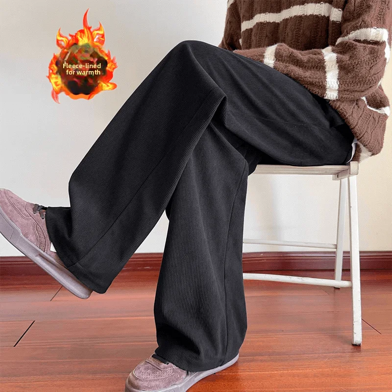American Sle Corduroy Pants Men's Autumn Winter Fce Lined Drape Loose Straight Leg Sweatpants Trendy Wide Leg Men's Pant...
American Sle Corduroy Pants Men's Autumn Winter Fce Lined Drape Loose Straight Leg Sweatpants Trendy Wide Leg Men's Pant...
