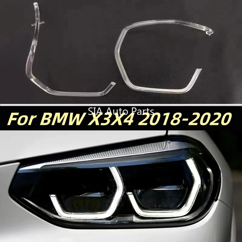 NEW For BMW X3 X4 G01 G02 G08 F97 F98 2018-2020 LED DRL Aperture Ring Light Guide Plate Daytime Running Light Tube Angel Eyes
NEW For BMW X3 X4 G01 G02 G08 F97 F98 2018-2020 LED DRL Aperture Ring Light Guide Plate Daytime Running Light Tube Angel Eyes