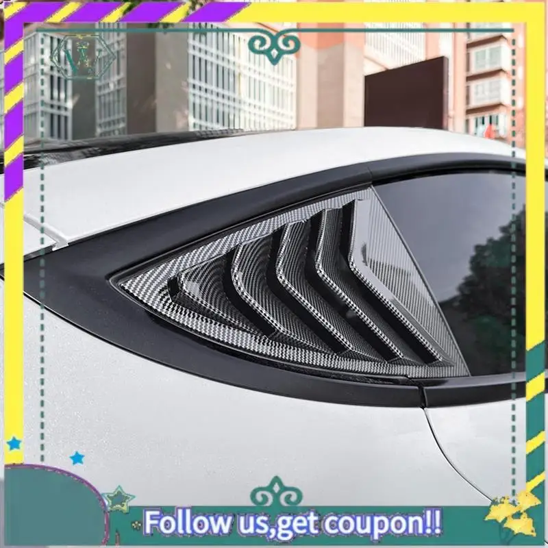 Upgraded Car Rear Side Window Louvers Air Vent Scoop Shades Cover Blinds Trim For Tesla Model 3 2017-2023 Y 2020+
Upgraded Car Rear Side Window Louvers Air Vent Scoop Shades Cover Blinds Trim For Tesla Model 3 2017-2023 Y 2020+