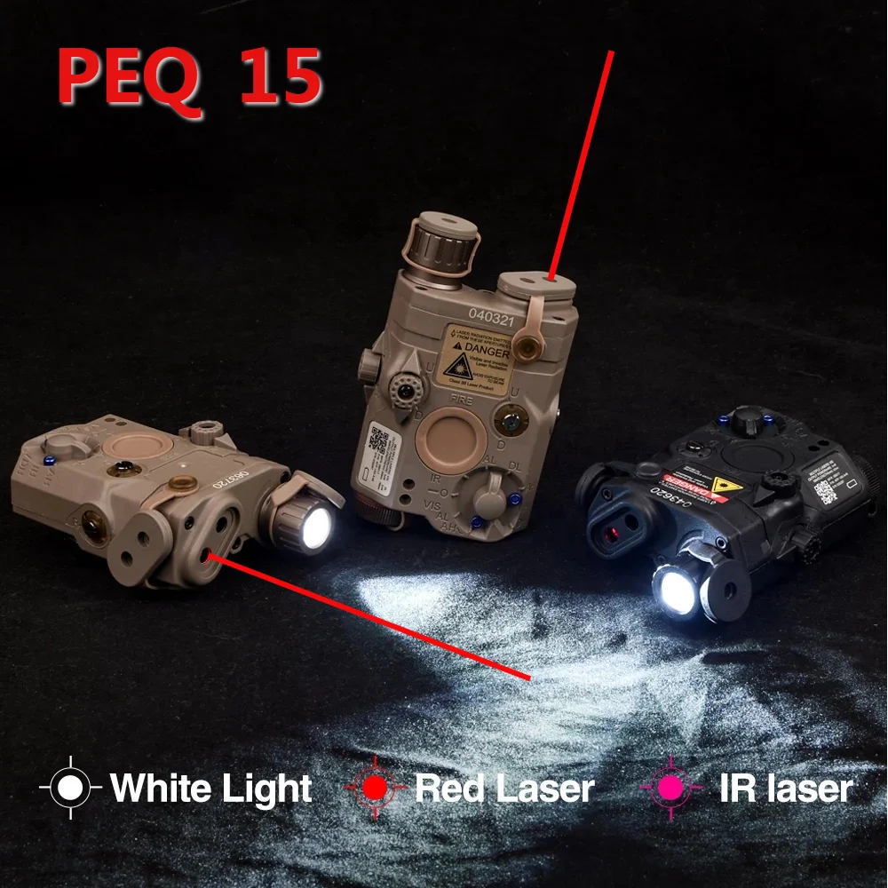 WADSN LA-5 PEQ-15 Tactical Weapon Light Red Dot IR laser Indicator CS Airsoft Scout Flashlight For Hunting Accessories
WADSN LA-5 PEQ-15 Tactical Weapon Light Red Dot IR laser Indicator CS Airsoft Scout Flashlight For Hunting Accessories