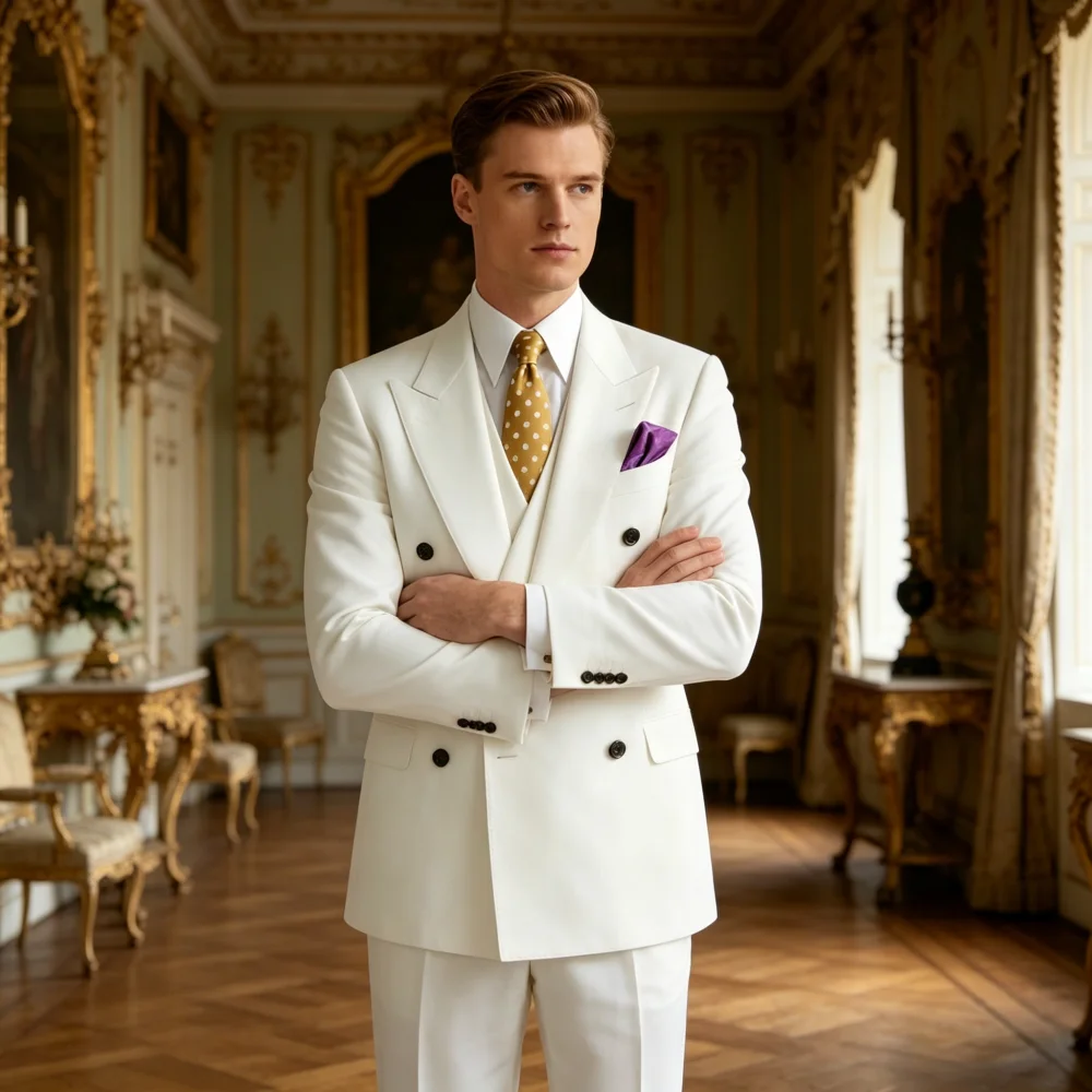 Slim Fit 3 Piece Formal Men's Suit Pink/Blue Groomsmen Tuxedo Set Business Prom Jacket Blazer Vest Pants for Men
Slim Fit 3 Piece Formal Men's Suit Pink/Blue Groomsmen Tuxedo Set Business Prom Jacket Blazer Vest Pants for Men