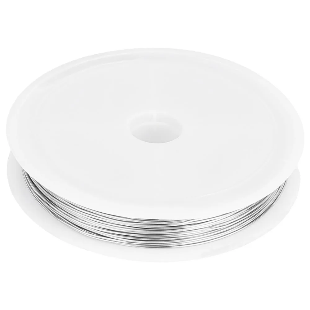 20m/65.6 Feet Craft Wire 0.6mm 24 Gauge Stainless Steel Metal Florist Decoration Round Flexible Wire Rope for DIY
20m/65.6 Feet Craft Wire 0.6mm 24 Gauge Stainless Steel Metal Florist Decoration Round Flexible Wire Rope for DIY