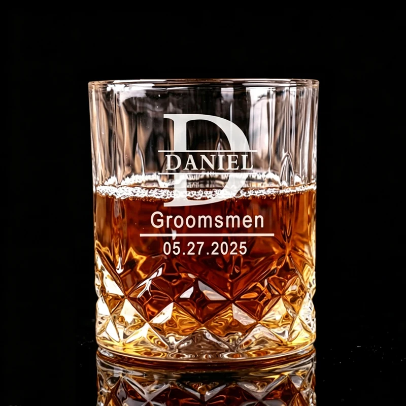 Personalized Whiskey Glass Weighted Bottom Rocks for Groomsmen Gifts, Fathers Day Gifts, Gifts for Men, Boyfriend Gift
Personalized Whiskey Glass Weighted Bottom Rocks for Groomsmen Gifts, Fathers Day Gifts, Gifts for Men, Boyfriend Gift