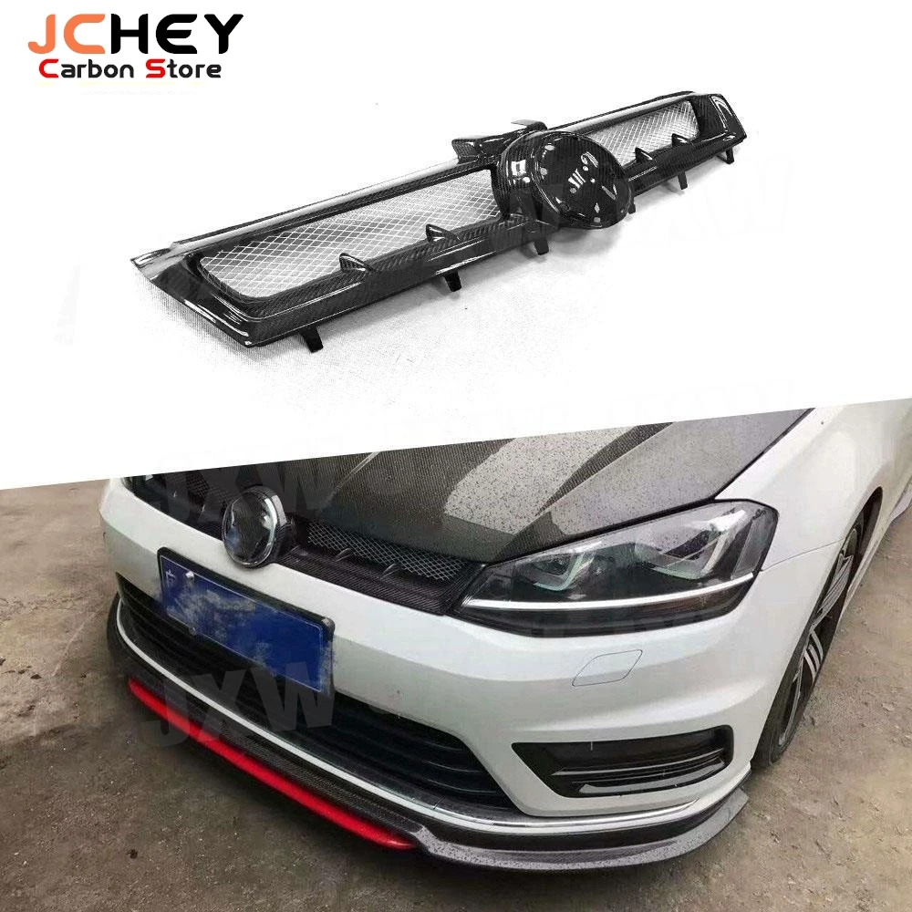 JCHEY High Quality Carbon Fiber Car Front Bumper Grille Grill For Volkswagen VW Golf 7 MK7 Standard GTI R 2014 - 2017 Car
JCHEY High Quality Carbon Fiber Car Front Bumper Grille Grill For Volkswagen VW Golf 7 MK7 Standard GTI R 2014 - 2017 Car