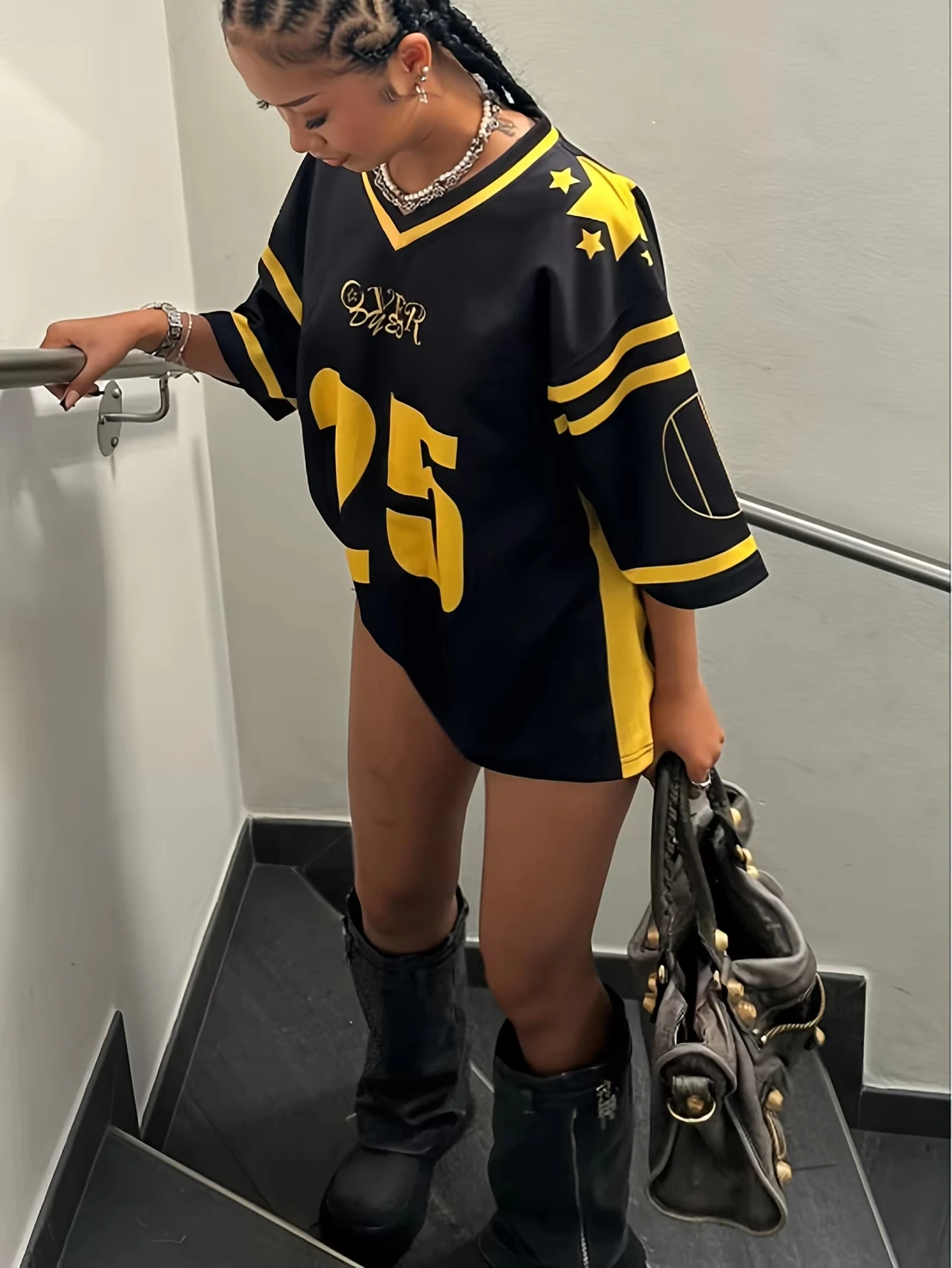 Number 25 Print Women's Short Sleeve Casual T-Shirt Simple Fashion Basic Tee Shirt Crew Neck Summer Women Sport T-shirt Tops Tee
Number 25 Print Women's Short Sleeve Casual T-Shirt Simple Fashion Basic Tee Shirt Crew Neck Summer Women Sport T-shirt Tops Tee