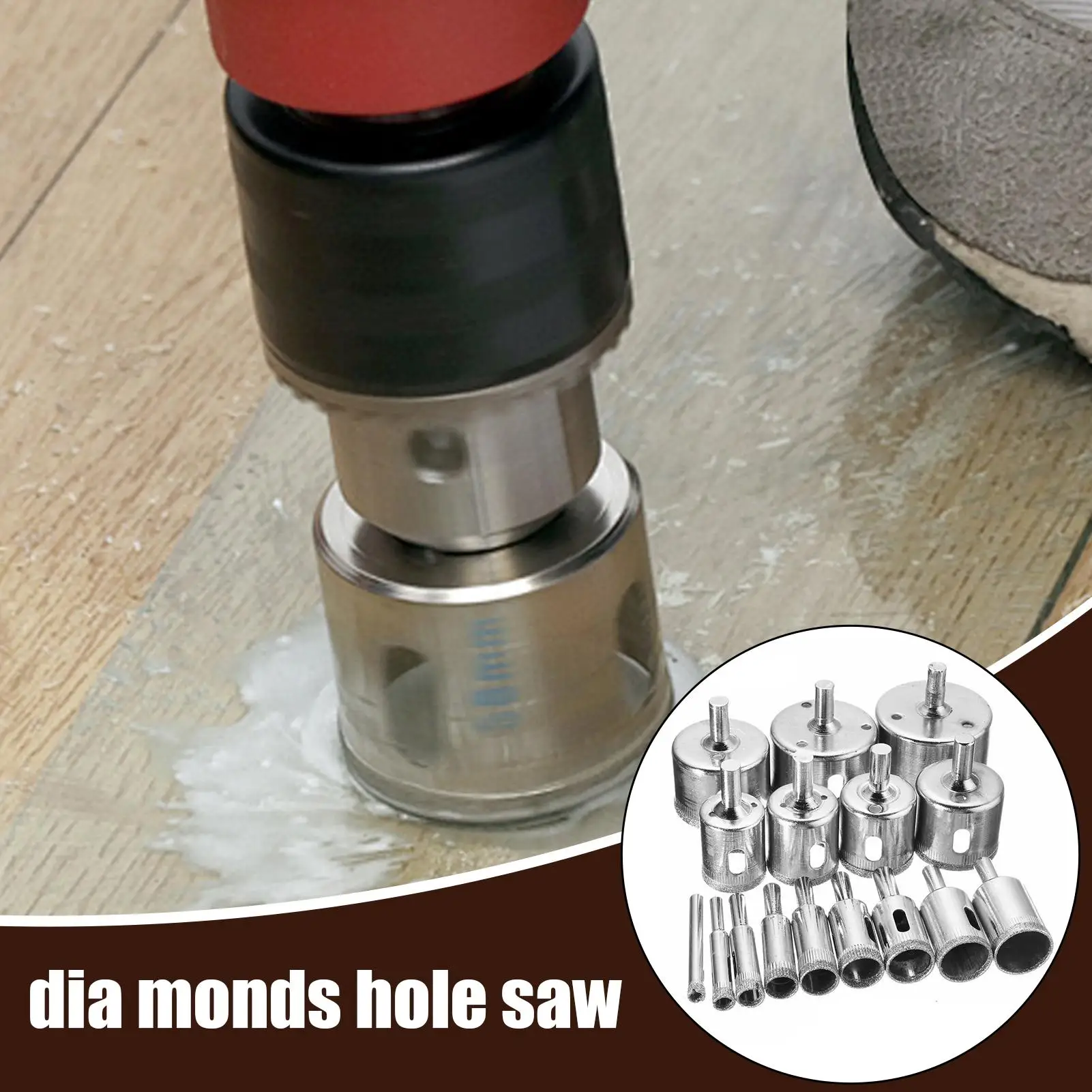 Hole Drill Bit Set 16 Pieces Ceramic Tile Drill Bits Carbon Steel Tile Hole Cutter For Enlarging Groove Cutting Punching
Hole Drill Bit Set 16 Pieces Ceramic Tile Drill Bits Carbon Steel Tile Hole Cutter For Enlarging Groove Cutting Punching