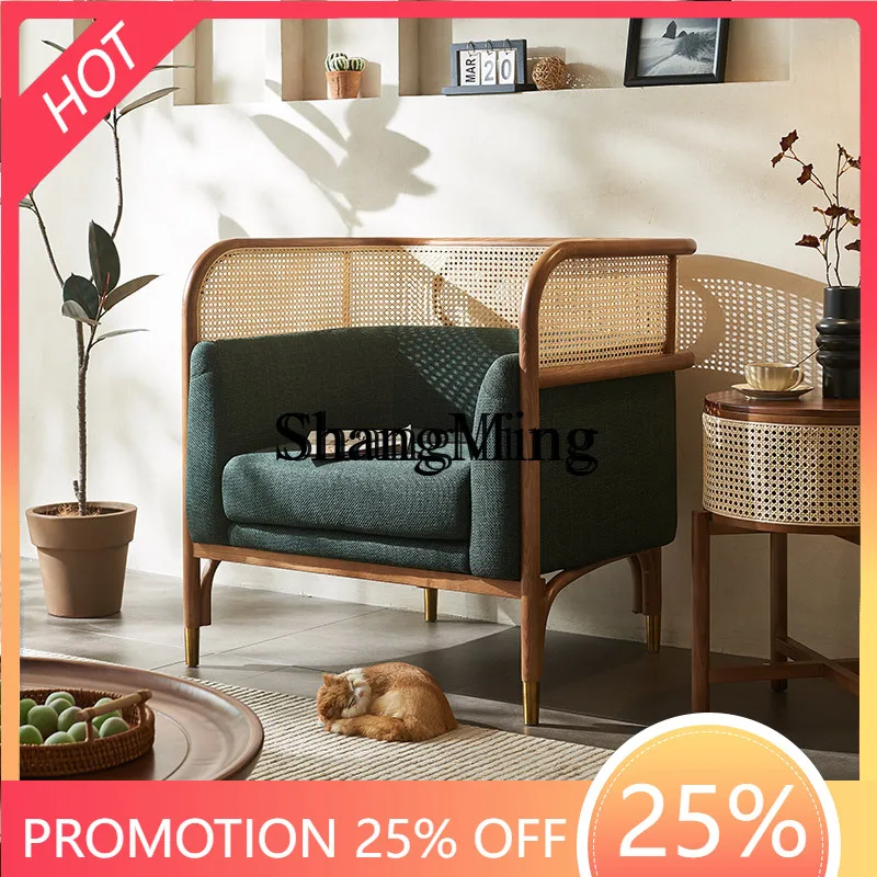 SM Wabi-Sabi Style Solid Wood Rattan Sofa Three-Seater Coffee Small Apartment Living Room Double Leisure Sofa Chair
SM Wabi-Sabi Style Solid Wood Rattan Sofa Three-Seater Coffee Small Apartment Living Room Double Leisure Sofa Chair