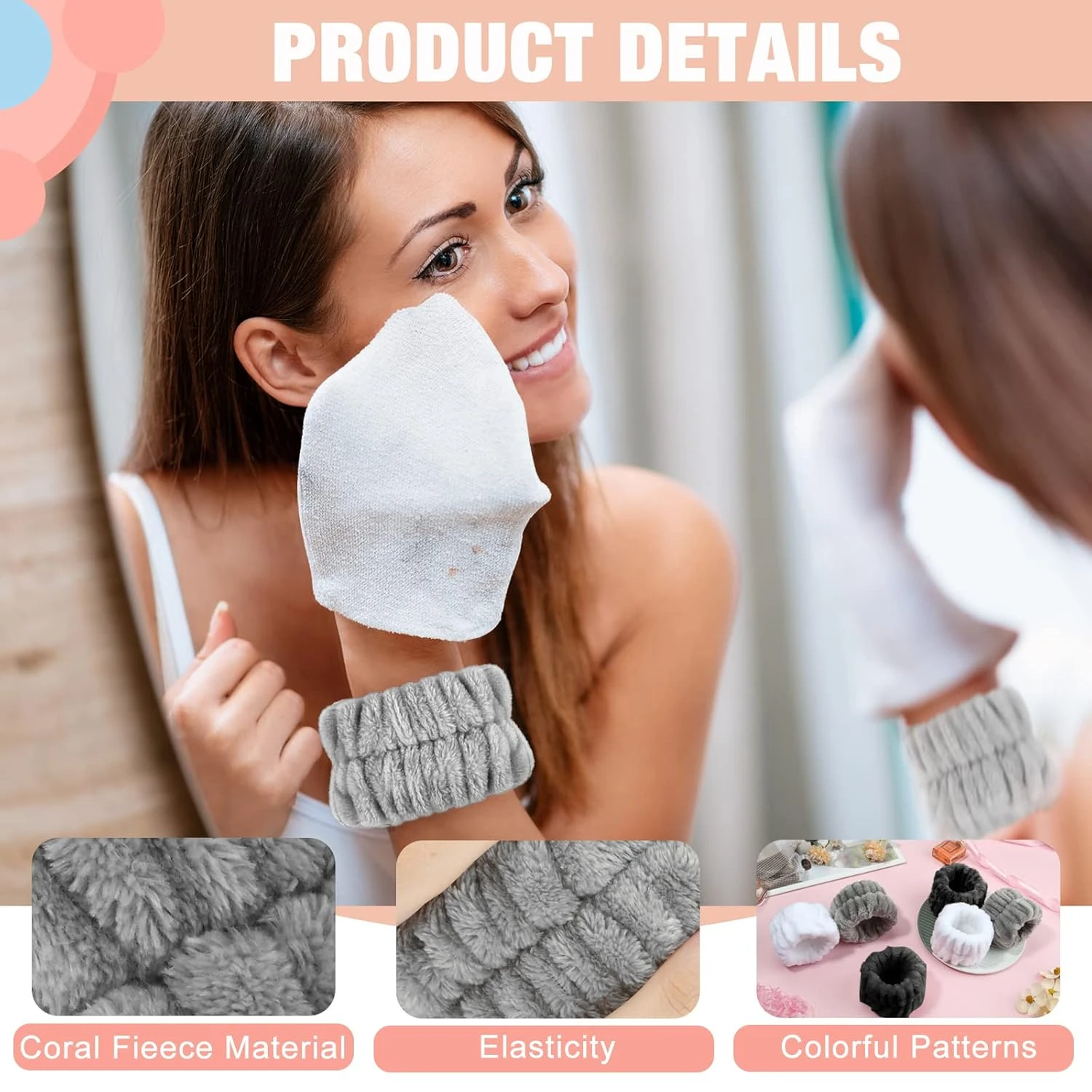 Microfiber Spa Wash Towel Band for Women - Absorbent Wristbands, 6PCS Pool supply Pool cleaning Pool accessories Hot tub filter
Microfiber Spa Wash Towel Band for Women - Absorbent Wristbands, 6PCS Pool supply Pool cleaning Pool accessories Hot tub filter