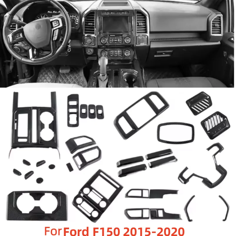 LHD ABS Carbon Interior Mouldings For Ford F150 2015-2020 Window Lift Switch Dashboard Trim Navigation Panel Side Vent Out
LHD ABS Carbon Interior Mouldings For Ford F150 2015-2020 Window Lift Switch Dashboard Trim Navigation Panel Side Vent Out