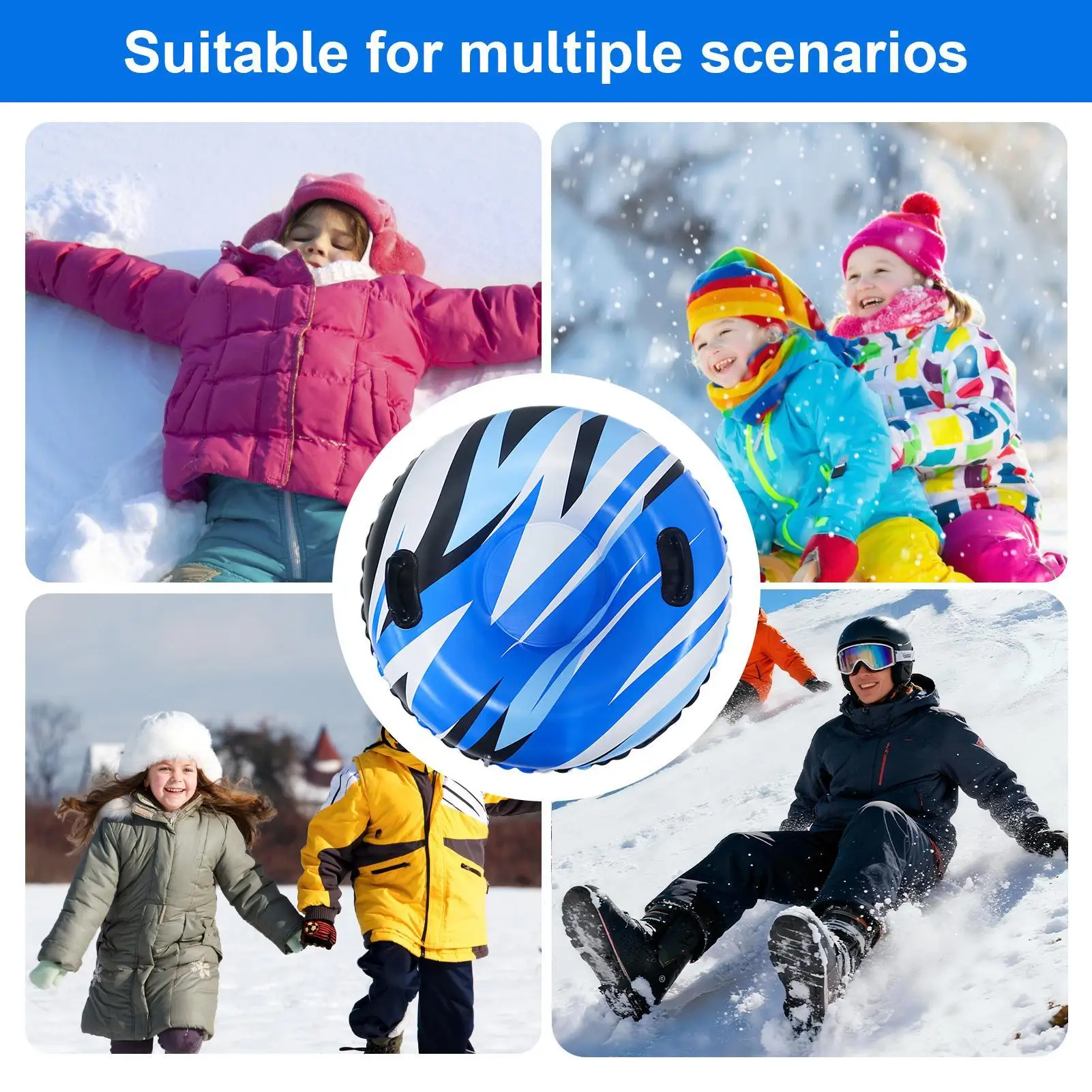 Snow Tubes For Sledding Heavy Duty Inflatable Thick Fun Adults Snow Toy Tubing Sled For Family Friends Women Men Teen Boys
Snow Tubes For Sledding Heavy Duty Inflatable Thick Fun Adults Snow Toy Tubing Sled For Family Friends Women Men Teen Boys