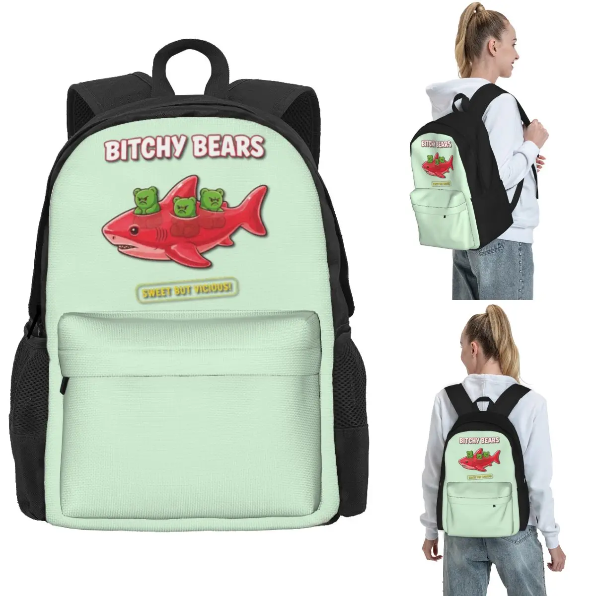 Bitchy Bears Backpack Hot Sale Daypack Large Capacity Kids BookBag School Bag Shoulder Bags for Men Women
Bitchy Bears Backpack Hot Sale Daypack Large Capacity Kids BookBag School Bag Shoulder Bags for Men Women