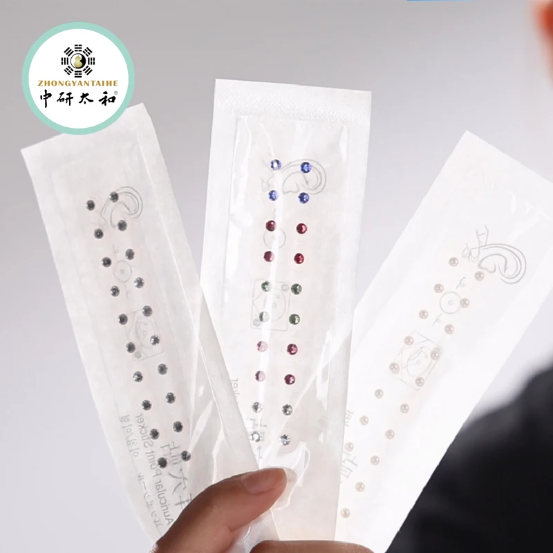 TAIHE Transparent Tape Ear Acupuncture Patch for Weight Loss Treatment Gold-plated Seeds Crystal Diamond Pearl Ear Seed Jewelry
TAIHE Transparent Tape Ear Acupuncture Patch for Weight Loss Treatment Gold-plated Seeds Crystal Diamond Pearl Ear Seed Jewelry