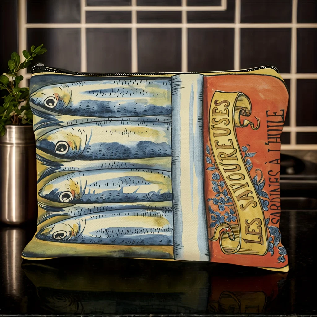 Large Capacity Daily Travel Bag Retro Sardine Tin Makeup Bag Unisex Unscented Multifunctional Travel Coin Portable Pencil Case
Large Capacity Daily Travel Bag Retro Sardine Tin Makeup Bag Unisex Unscented Multifunctional Travel Coin Portable Pencil Case