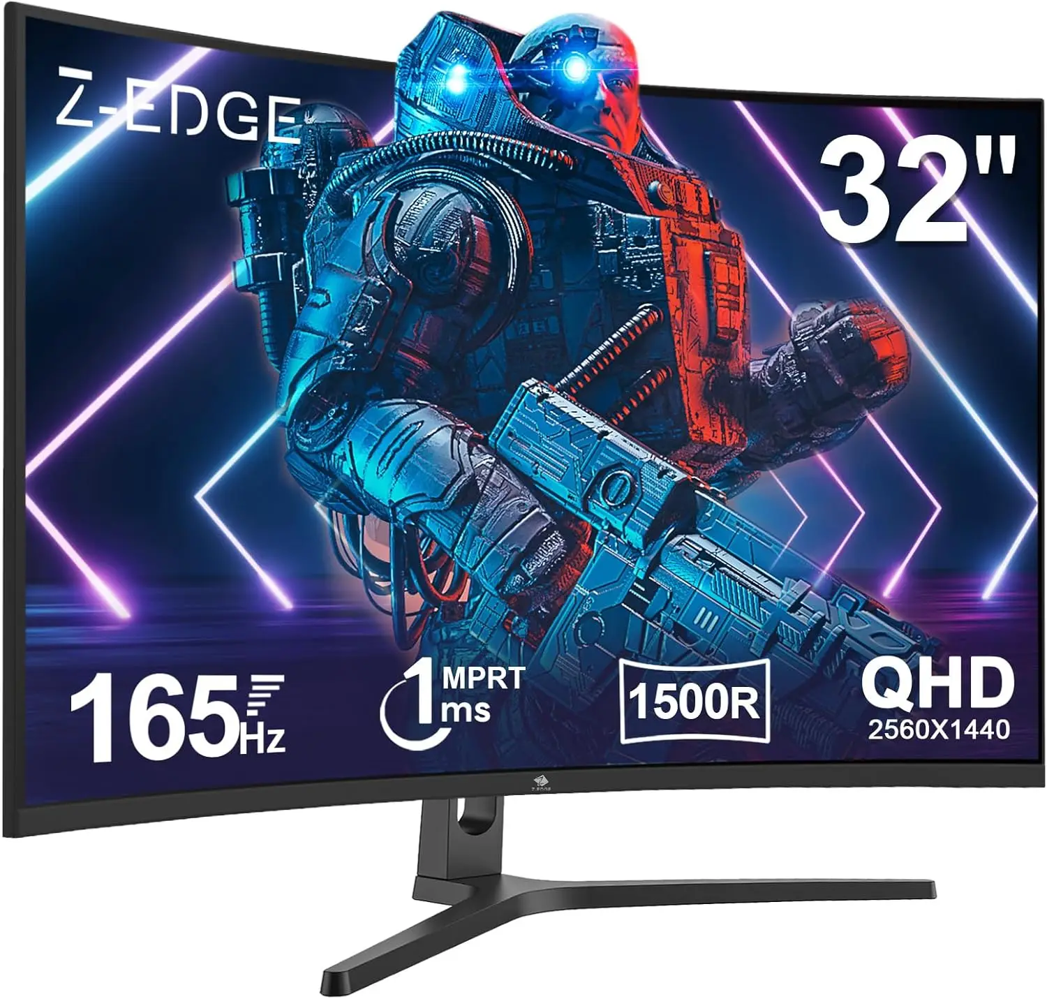 32-дюймовый изогнутый игровой монитор, 16:9, QHD, 2K, 2560x1440, 165/144 Гц, 1 мс, бескаркасный светодиодный игровой монитор, 2025 США
32-дюймовый изогнутый игровой монитор, 16:9, QHD, 2K, 2560x1440, 165/144 Гц, 1 мс, бескаркасный светодиодный игровой монитор, 2025 США