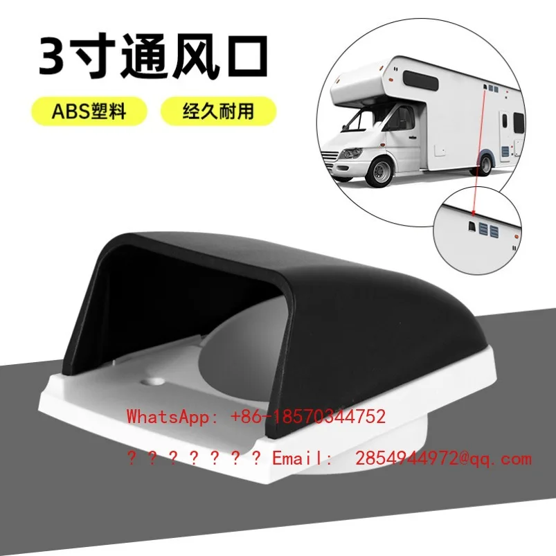 3 Inch Ventilation Cap, Vent Row Trend Yacht RV Modified Exhaust Window, Rainproof Accessories
3 Inch Ventilation Cap, Vent Row Trend Yacht RV Modified Exhaust Window, Rainproof Accessories