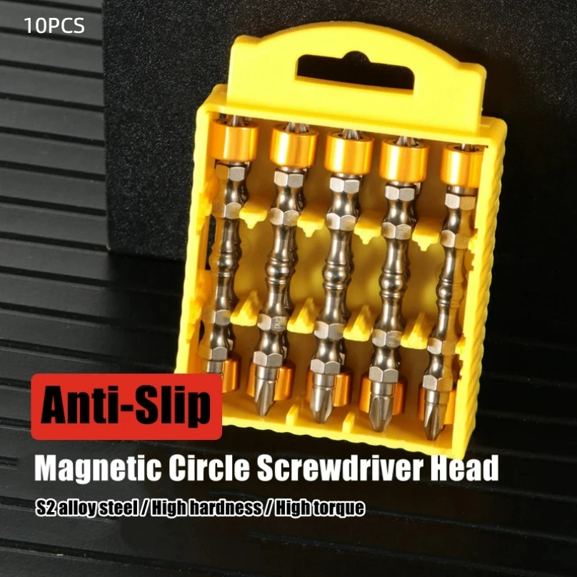 PH2 Hardness 65/110mm Screwdriver Bit Double Cross Head Hexagonal Handle Electric Screwdriver with Magnetic Ring Screwdriver Set
PH2 Hardness 65/110mm Screwdriver Bit Double Cross Head Hexagonal Handle Electric Screwdriver with Magnetic Ring Screwdriver Set