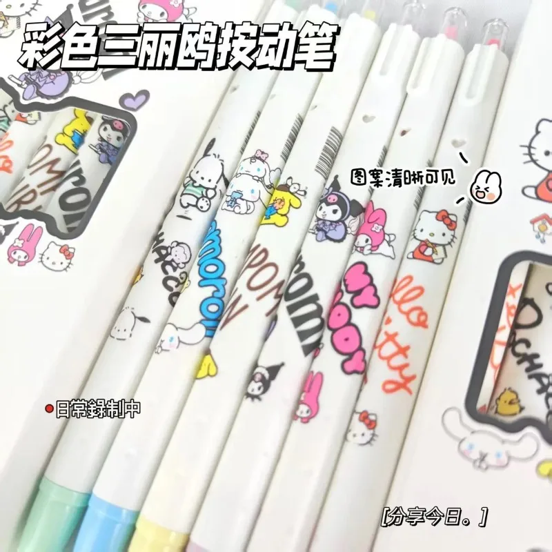 6 Pcs/Set Kawaii Sanrio Series Limited Edition Gel Pen Lovely 0.5mm Black Quick-drying Pen Learning Journal Office Tools
6 Pcs/Set Kawaii Sanrio Series Limited Edition Gel Pen Lovely 0.5mm Black Quick-drying Pen Learning Journal Office Tools