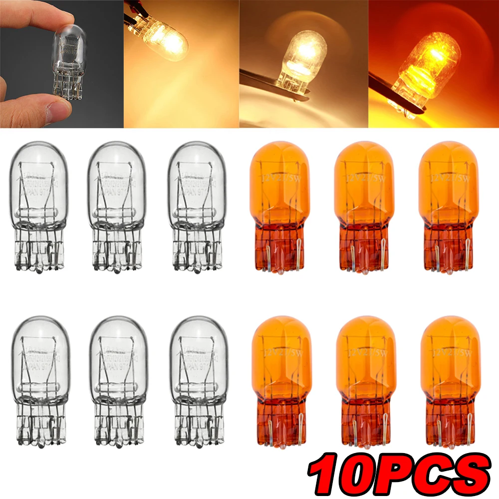 2/10Pcs T20 7443 W21 5W Clear Glass Turn Signal Brake Stop Tail Lights Bulb Daytime Running Lights Turn Stop Brake Tail Bulbs
2/10Pcs T20 7443 W21 5W Clear Glass Turn Signal Brake Stop Tail Lights Bulb Daytime Running Lights Turn Stop Brake Tail Bulbs