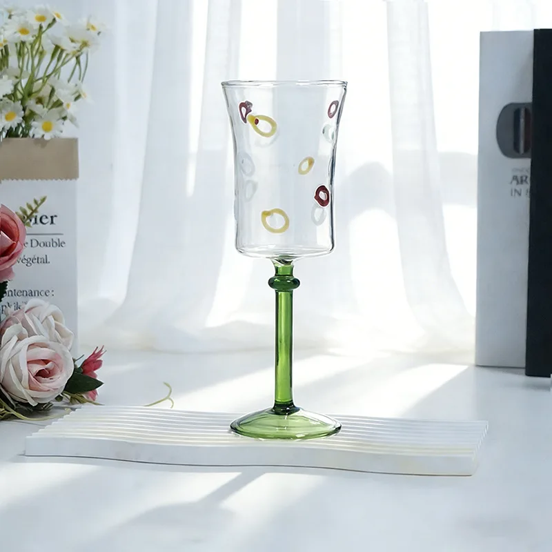 LTT polka dot goblet ice cream cup personalized creative color dot champagne glass thickened
LTT polka dot goblet ice cream cup personalized creative color dot champagne glass thickened