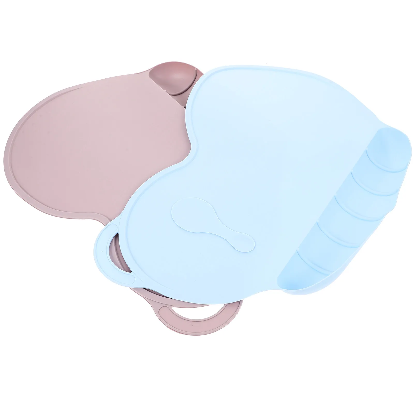 2Pcs Kids Placemat Silicone Food Catching Tray Suction Design Non-Slip Heat Insulated Placemat for Toddlers Baby Dining Table
2Pcs Kids Placemat Silicone Food Catching Tray Suction Design Non-Slip Heat Insulated Placemat for Toddlers Baby Dining Table