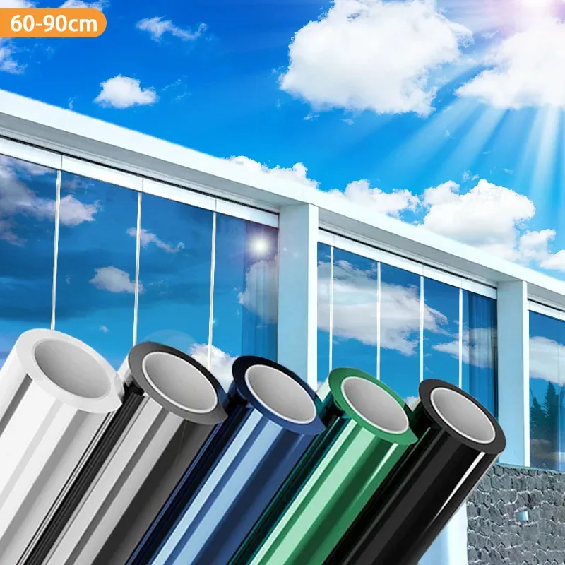 Tinted Window Privacy Film Sun Blocking Heat Control Reflective Window Films Vinyl Mirror Foil Non Adhesive Glass Window Sticker
Tinted Window Privacy Film Sun Blocking Heat Control Reflective Window Films Vinyl Mirror Foil Non Adhesive Glass Window Sticker