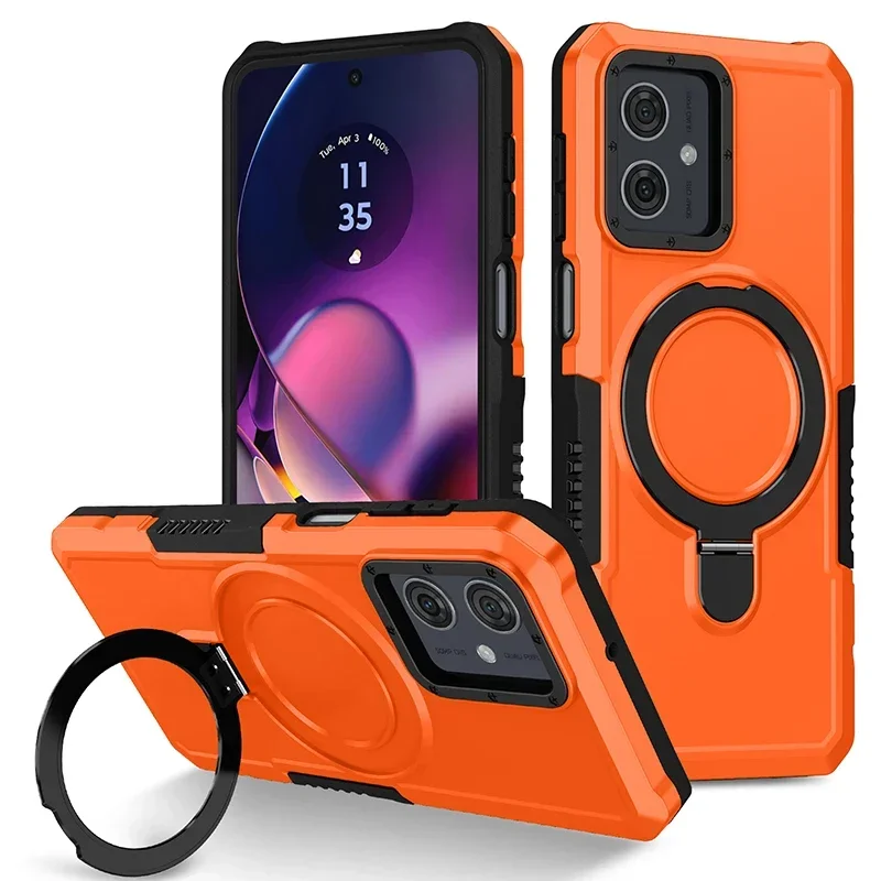 Shockproof Case for Motorola G84 G54 Armor Phone Cover with Rotated Ring Stand for Moto E32 E13 G22 G24 G34 G04 5G G14 E14
Shockproof Case for Motorola G84 G54 Armor Phone Cover with Rotated Ring Stand for Moto E32 E13 G22 G24 G34 G04 5G G14 E14
